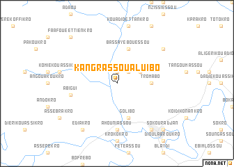 map of Kangrassou-Aluibo