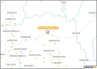 map of Kangrénou
