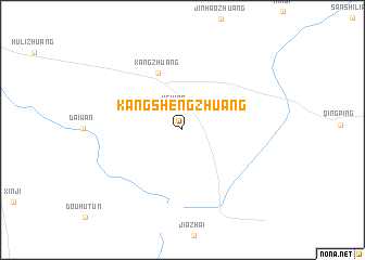 map of Kangshengzhuang