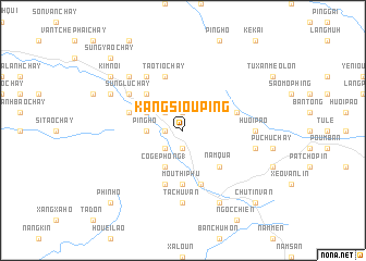 map of Kang Siou Ping