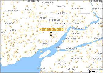 map of Kangsŏ-dong