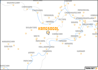 map of Kangsŏ-gol