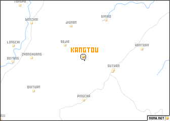 map of Kangtou
