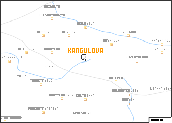 map of Kangulova