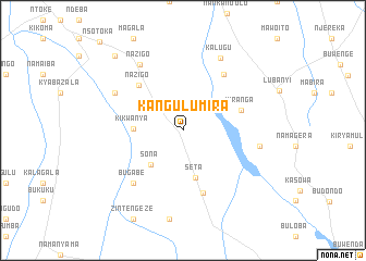 map of Kangulumira