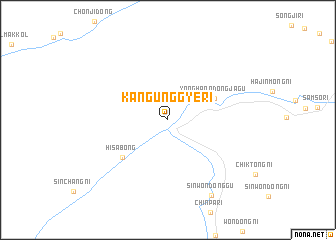 map of Kangŭnggye-ri