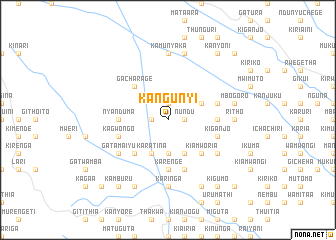 map of Kangunyi