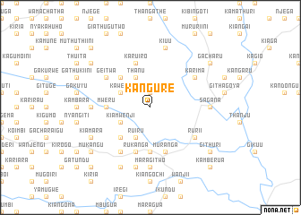 map of Kangure