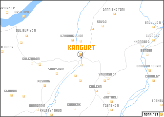 map of Kangurt