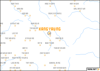 map of Kangyaung