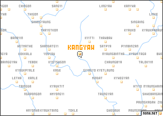 map of Kangyaw