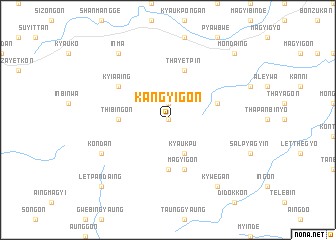 map of Kangyigon