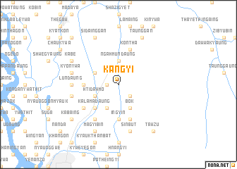 map of Kangyi