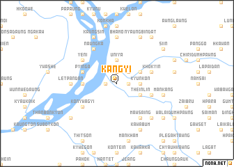 map of Kangyi