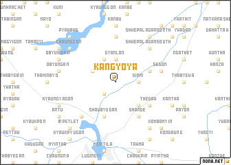 map of Kangyoya