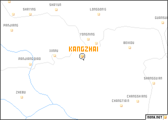 map of Kangzhai