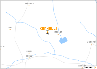 map of Kanhalli