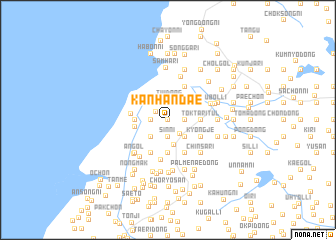 map of Kanhandae