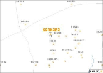 map of Kānhara