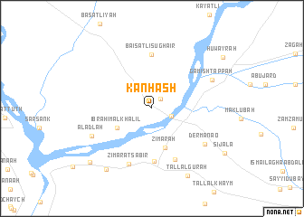 map of Kanhash