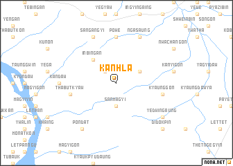 map of Kanhla