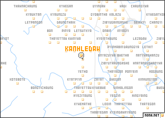 map of Kanhledaw