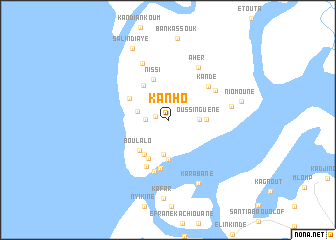 map of Kanho