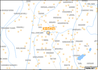 map of Kānhri