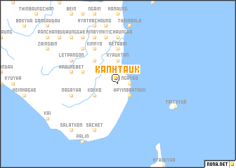 map of Kanhtauk