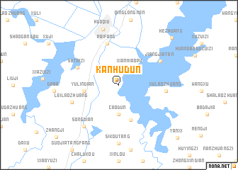 map of Kanhudun