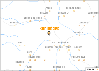 map of Kaniagara