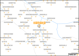 map of Kaniako