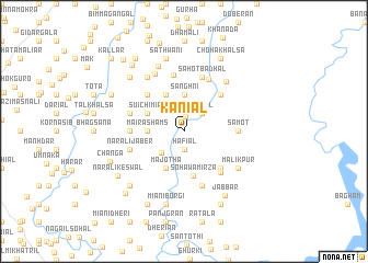 map of Kaniāl