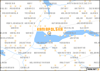 map of Kania Polska