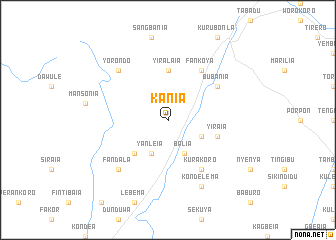 map of Kania