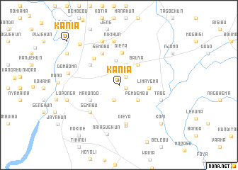 map of Kania