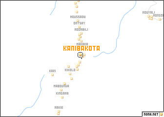 map of Kani Bakota