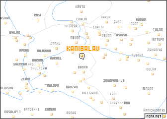 map of Kānī Balāv