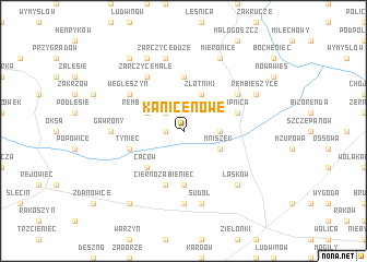 map of Kanice Nowe