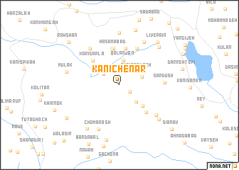 map of Kānī Chenār