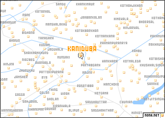 map of Kāni Dūba