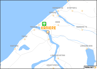 map of Kaniere