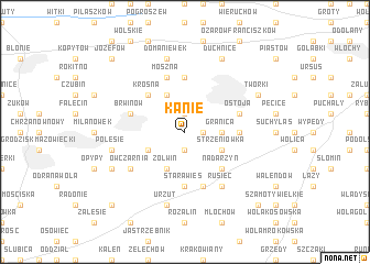 map of Kanie