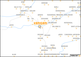 map of Kānī Ganī