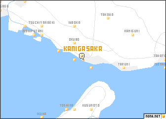 map of Kanigasaka