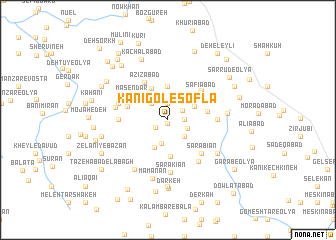 map of Kānī Gol-e Soflá