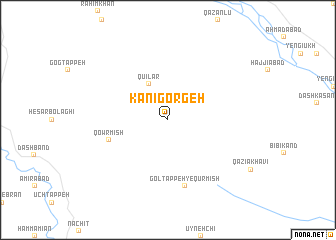 map of Kānī Gorgeh