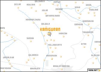 map of Kānī Gurān