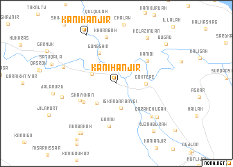map of Kanī Hanjīr