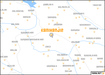 map of Kānī Hanjīr